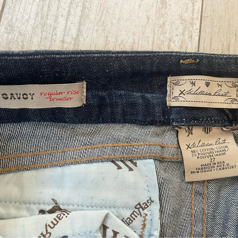 William Rast Savoy Blue Boot Cut Jeans - Y2K Vintage Size 27 - Picture 4 of 5